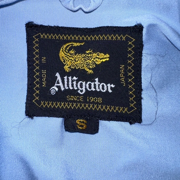 Men's VINTAGE IZOD Alligator Preppy Jacket Pale Blue ~ Small - Picture 3 of 10